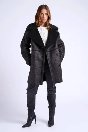 Urban Bliss Womens Mid Length Bonded Coat - - 8