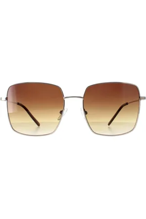 Calvin Klein Womens Square Gold Brown Gradient CK22121S - - One Size