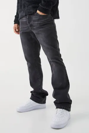 Boohoo Slim Flare Rigid Washed Jeans - - 32