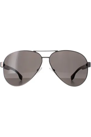 HUGO BOSS Aviator Matte Ruthenium Brown BOSS 1560/O/S - One Size