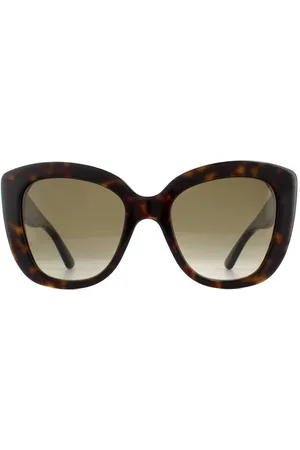 Gucci Womens Cat Eye Havana Gradient Sunglasses - One Size