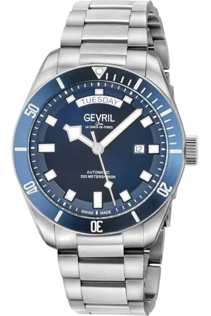 Gevril Womens Yorkville 316L SS Case, Ring, Sunray Dial, 316L Stainless Steel Satin Bracelet. - One Size