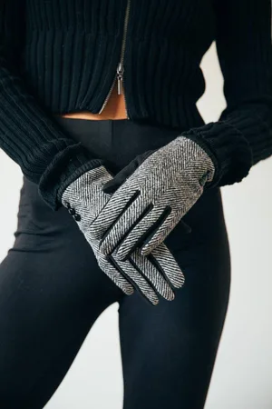 SVNX Womens Herringbone Gloves - - One Size