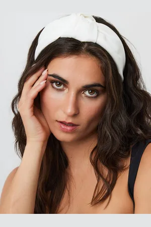 My Accessories Womens Oversized Satin Knot Headband - - One Size