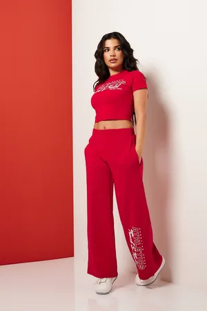 PixieGirl Womens Petite Slogan Joggers - - 12