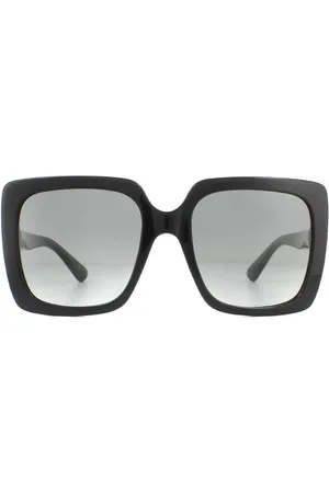 Gucci Womens Square Grey Gradient Sunglasses - One Size
