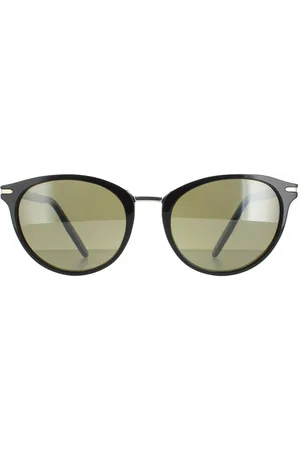 Serengeti Womens Round Shiny Mineral Polarized Green 555nm Elyna - One Size