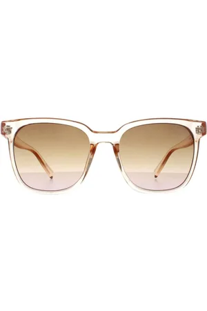 Calvin Klein Womens Square Crystal Beige Brown Brown Gradient CK20519S - - One Size
