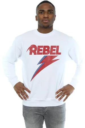 David Bowie Distressed Rebel Sweatshirt - - 4XL