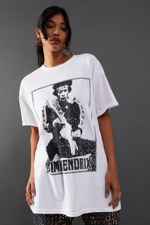 warehouse Womens Jimmy Hendrix Band T Shirt - - M