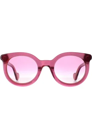 Moncler Womens Round Shiny Transparent Fuxia Gradient ML0015 - One Size