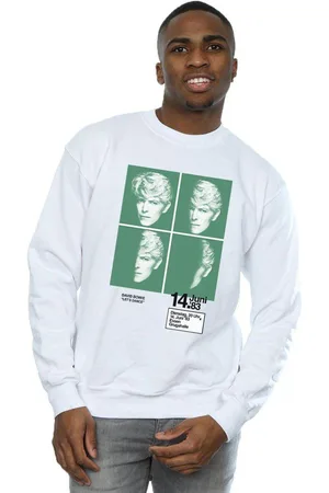 David Bowie 1983 Concert Poster Sweatshirt - - 4XL