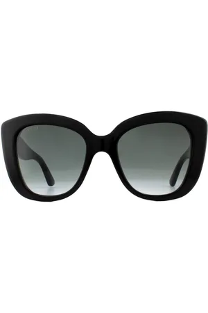 Gucci Womens Cat Eye Grey Gradient Sunglasses - One Size
