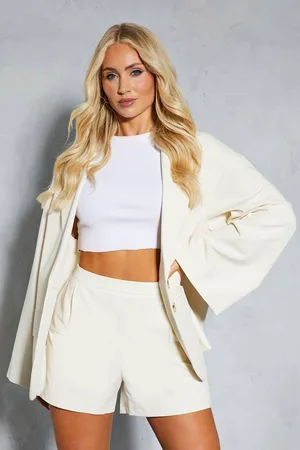 MissPap Womens Tailored Kimono Sleeve Oversized Blazer - - 12