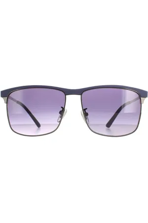 Police Rectangle Matte Gunmetal Gradient SPL570N Crossover 2 - One Size