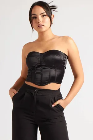 Urban Bliss Womens Satin Corset Bustier - - 14