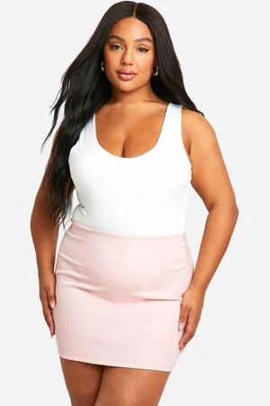 Boohoo Womens Plus Woven Micro Mini Skirt - - 20