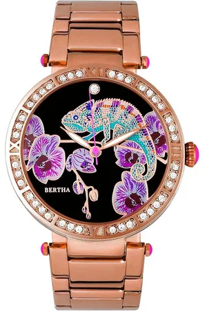 Bertha Womens Camilla Mother-Of-Pearl Bracelet Watch - - One Size