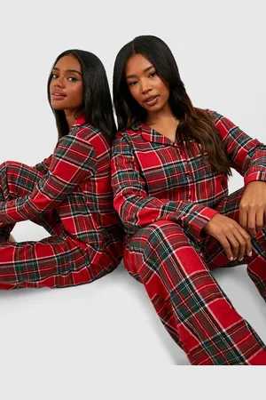 Boohoo Womens Mix and Match check Check PJ Trousers - - 16