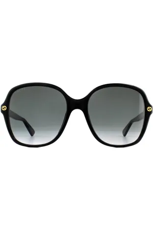 Gucci Womens Square Grey Gradient Sunglasses - One Size