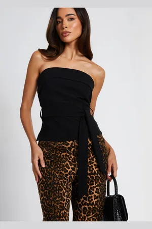 Quiz Womens Bandeau Belted Top - 6