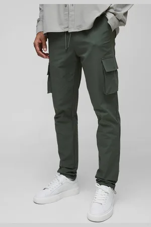 Boohoo Elasticated Technical Stretch Skinny Cargo Trouser - - XL