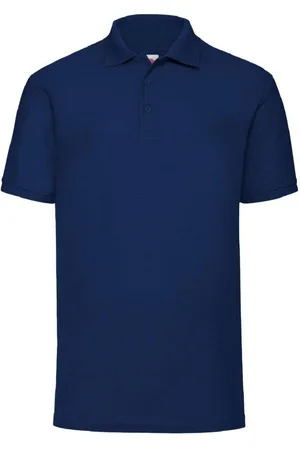 Fruit Of The Loom 65 35 Pique Short Sleeve Polo Shirt - - 4XL