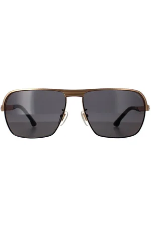 Police Square Shiny Rose Gold Smoke SPLC36 - - One Size
