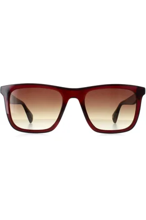 Ted Baker Square Crystal Dark Wine Brown Gradient TB1680 Filipe - - One Size