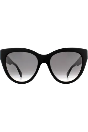 Gucci Womens Cat Eye Grey Gradient Sunglasses - One Size