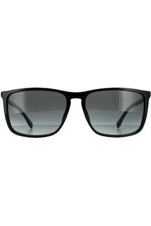 HUGO BOSS Square Dark Grey Gradient Sunglasses - One Size