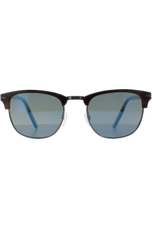 Serengeti Round Shiny Wood Grain Blue 555nm Polarized Alray - - One Size