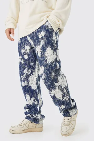 Boohoo Relaxed Fit Tapestry Trouser - - 30