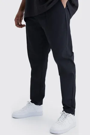 Boohoo Plus Elastic Lightweight Stretch Skinny Pintuck Trouser - - XXL