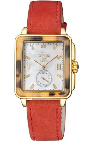 GV2 by Gevril Womens Bari Tortoise 9246.1 Swiss Quartz Watch - - One Size