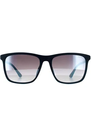 Police Square Turquoise Gradient Mirrored 90041091 - One Size