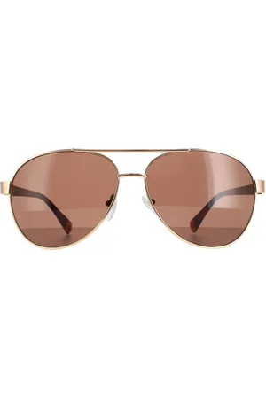 Calvin Klein Aviator Gold Brown CK19316S - - One Size