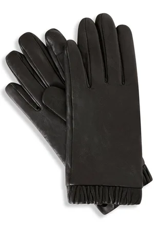 Barneys Originals Womens Gift Boxed Real Leather Gloves - - M/L