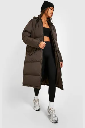 Boohoo Womens Longline Puffer Jacket - - 14