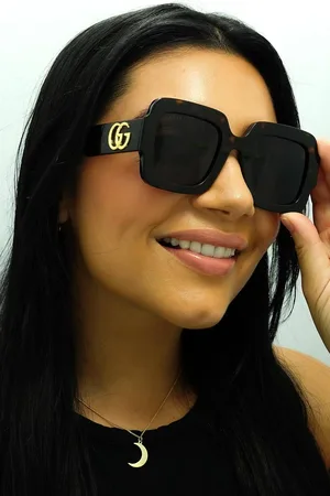 Gucci Womens Square Havana GG1547S - One Size