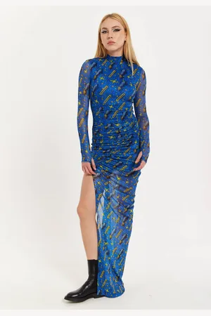 House of Holland Womens Rocket Print Mesh Dress - - 12