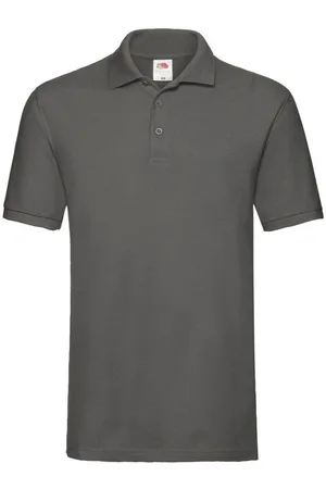 Fruit Of The Loom Premium Short Sleeve Polo Shirt - - XL