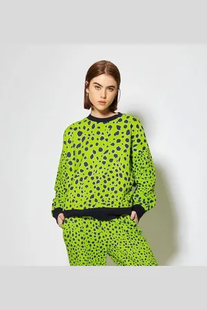 House of Holland Womens Vivid Cheetah Print Sweatshirt - - M