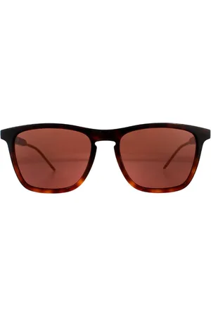Gucci Rectangle Havana Sunglasses - One Size
