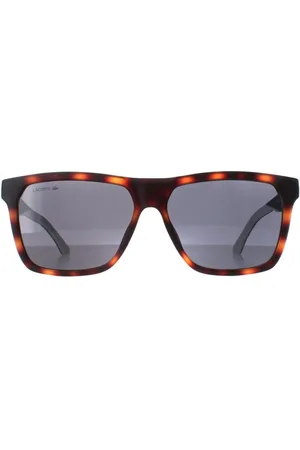 Lacoste Rectangle Matte Havana Grey L972S - - One Size