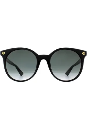 Gucci Womens Round Grey Gradient Sunglasses - One Size