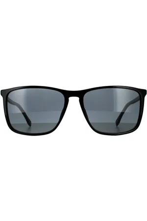 HUGO BOSS Square Gold Grey Sunglasses - One Size