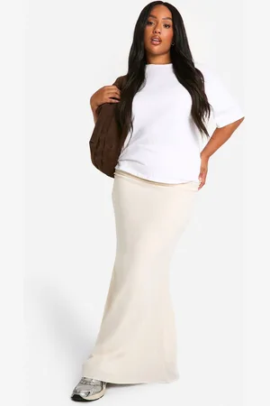 Boohoo Womens Plus Chiffon Maxi Skirt - - 18