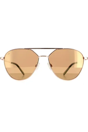 Serengeti Aviator Rose Gold Saturn Polarized Drivers Gold Odell - - One Size
