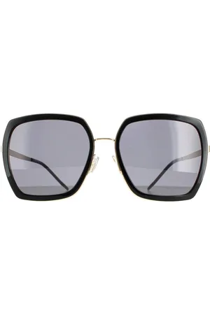 HUGO BOSS Womens Square Gold Black Grey BOSS 1208/S - - One Size
